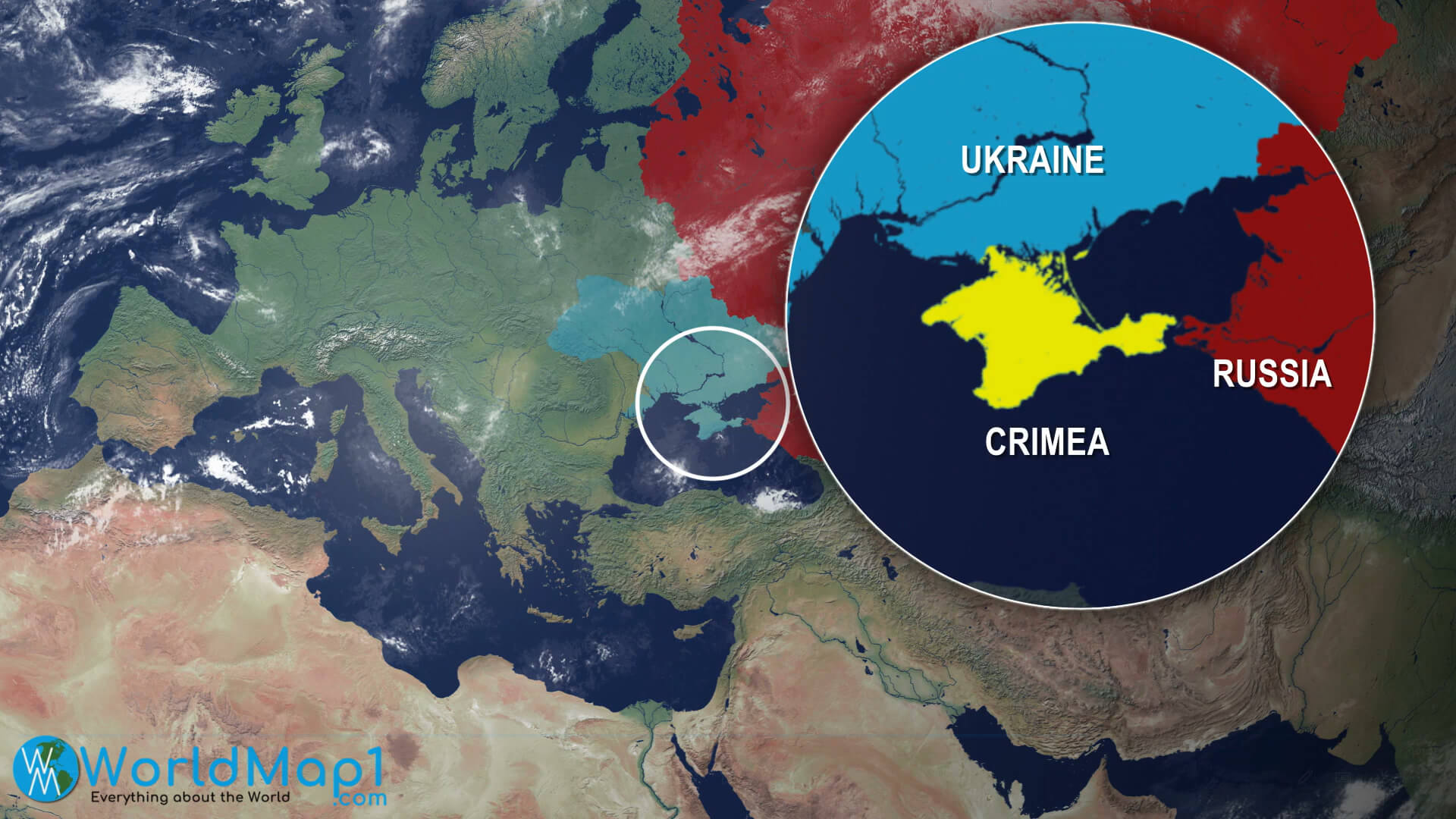 Kırım Haritası Ukrayna